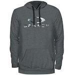 BLusão de Moletom com Capuz Oakley Camo Hoodie Atlhetic Heather - Masculino CINZA