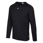 Camisa Térmica Segunda Pele Kanxa com Proteção Solar UV50+ - Masculina PRETO