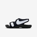 Sandália Nike Sunray Adjust 6 GS - Infantil PRETO/BRANCO