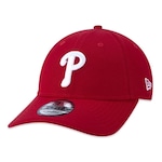 Boné Aba Curva New Era Philadelphia Phillies 940 Team - Snapback - Adulto VERMELHO