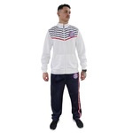 Agasalho Balboa Bayern de Munique Helanca - Masculino BRANCO/AZUL ESC