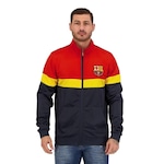 Jaqueta Barcelona Helanca Balboa - Masculina VERMELHO/AZUL ESC