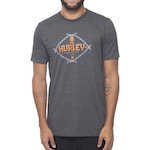 Camiseta Hurley Silk Bamboo SM23 - Masculina CINZA ESCURO