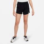 Shorts Nike Dri-FIT One Woven - Infantil PRETO