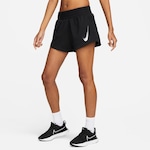 Shorts Nike Swoosh - Feminino PRETO