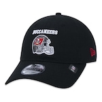 Boné Aba Curva New Era Tampa Bay Buccaneers 920 - Strapback - Adulto PRETO