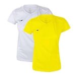 Kit 2 Camisetas Penalty X - Feminina AMARELO/BRANCO