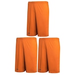 Kit Calções Penalty X - 3 unidades - Masculino LARANJA