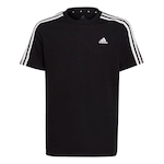 Camiseta adidas 3 Stripes Essential - Infantil PRETO