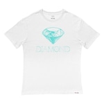 Camiseta Diamond Blue Print - Masculina BRANCO