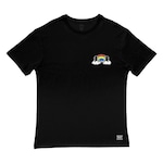 Camiseta Grizzly Over The Rainbow - Masculina PRETO