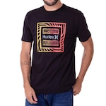 Camiseta Hurley Twister - Masculina PRETO