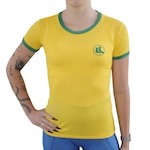 Camisa do Brasil Esporte Legal - Feminina Amarelo/Verde