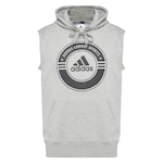 Camiseta Regata com Capuz adidas Combat Sports CS - Masculina CINZA