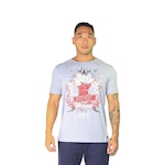 Camiseta Everlast Nocaute - Masculina CINZA