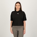 Camiseta Puma Open Road Gola Alta - Feminina PRETO