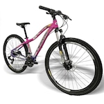 Bicicleta Aro 29 Drais Bi-Color - Freio Hidráulico - Câmbio Shimano - 24V - Feminina ROSA/ROXO