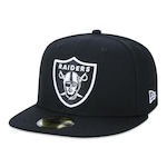 Boné Aba Reta New Era Las Vegas Raiders 5950 - Fechado - Adulto PRETO