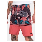 Bermuda O''Neill Boardshort Heist - Masculina VERMELHO