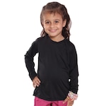 Camiseta Manga Longa Dellas Fit Térmica - Infantil PRETO