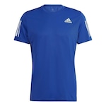 Camiseta adidas Own The Run Tee - Masculina AZUL/CINZA