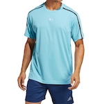 Camiseta adidas Wo Base Tee - Masculina AZUL/PRETO