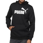 Blusão de Moletom Puma - Masculino PRETO/BRANCO