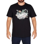 Camiseta Especial Mcd Crocodile - Masculino PRETO/BRANCO