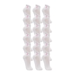 Kit Meias Cano Curto Lupo - 18 Pares - Feminina BRANCO