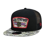 Boné Aba Reta New Era NFL 950 Salute To Service Trucker - Snapback - Adulto PRETO