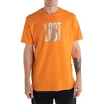 Camiseta Lost Melted - Masculina LARANJA