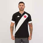 Camisa do Vasco I 2022 9 Pedro Raul Kappa - Masculina PRETO