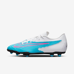 Chuteira de Campo Nike Phantom GX Club - Adulto AZUL/BRANCO