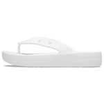 Chinelo Crocs Classic Plataform Flip - Feminino BRANCO