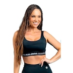 Top Fitness com Bojo Manalinda - Feminino PRETO