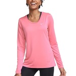 Camiseta Mizuno Manga Longa Nirvana - Feminina ROSA