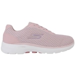 Tênis Skechers Go Walk 6 Iconic Vision - Feminino ROSA/BRANCO