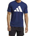 Camiseta adidas TR-ES FR Logo T - Masculina AZUL ESC/BRANCO