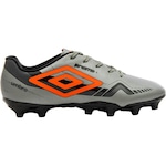 Chuteira Campo Umbro Prisma + - Adulto CINZA/LARANJA