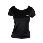 Camiseta Speedo Interlock Uv 50+ - Feminina PRETO