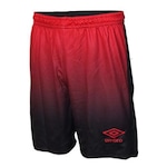 Calção Umbro TWR Degradê - Masculino PRETO/VERMELHO