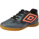 Chuteira Futsal Umbro Cosmic - Adulto CINZA ESC/VERMELHO