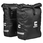 Alforje de Bike Curtlo Fold 24L Fast Clip - 12 Litros Cada Lado PRETO