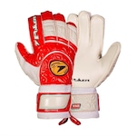 Luvas de Goleiro Poker Profissional Firmness 4 - Adulto VERMELHO