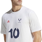 Camiseta adidas Grafica Messi Cny - Masculina BRANCO