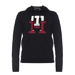 Blusão de Moletom sem Capuz Canguru Tommy Hilfiger Lux Monogram Hoody - Masculino AZUL ESCURO