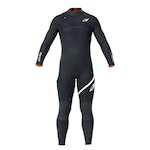 Long John Mormaii Flexxxa Pro Uv-Suit Manga Longa 1mm - Masculino PRETO