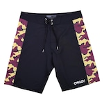 Bermuda Boardshort Oakley Camo Side Print - Masculina PRETO