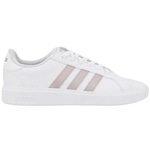 Tênis adidas  Grand Court Base 2.0 - Feminino BRANCO/PRATA