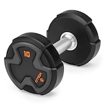 Halter Dumbbell Vollo Academia Musculação - 10kg PRETO